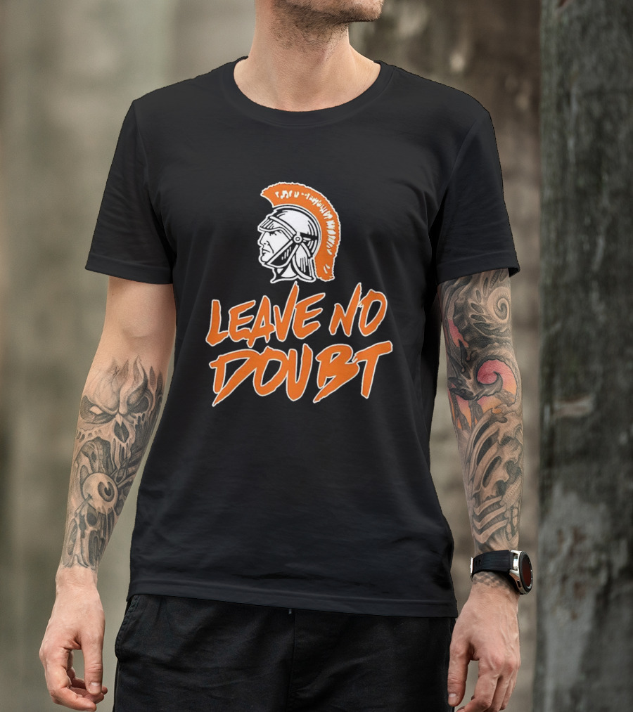 Arcanum Trojans Leave No Doubt Spartan Helmet T-Shirt