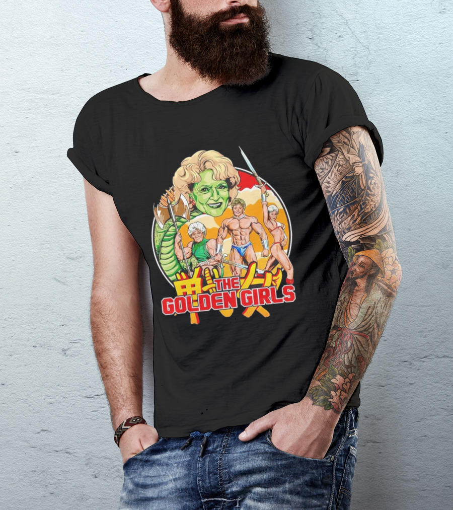 The Golden Girls Axe Warriors Anime T-Shirt