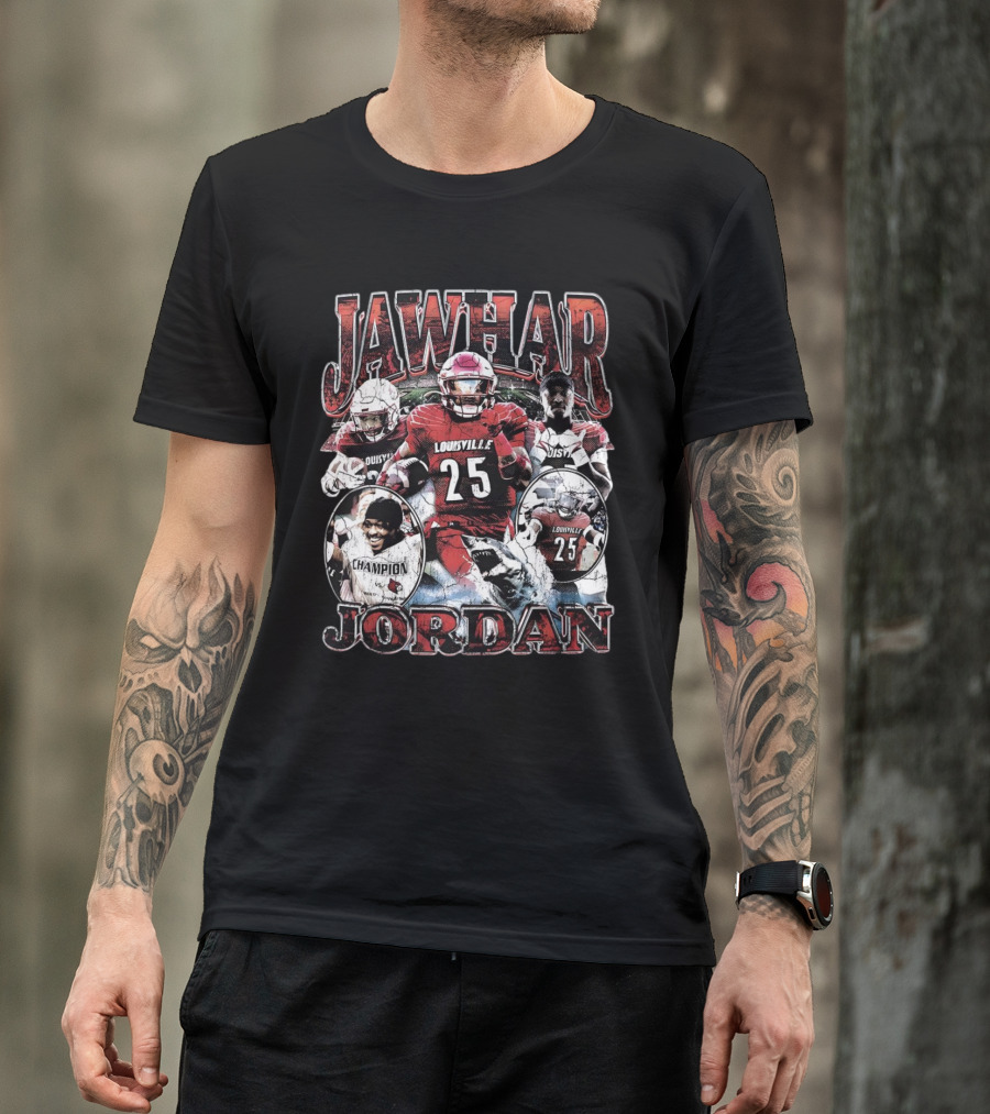 Jawhar Jordan Louisville Cardinals Football Champion Vintage T-Shirt