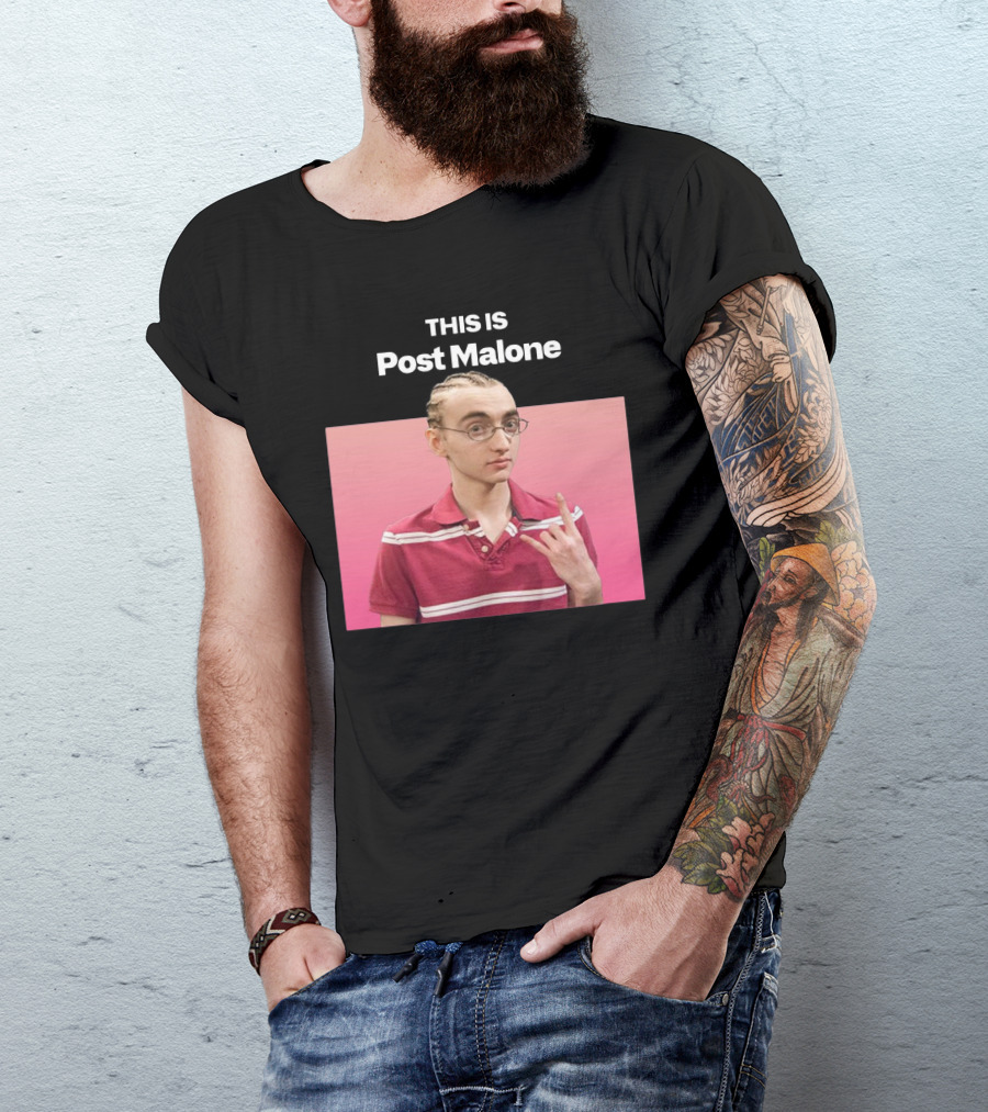 Sinjin Van Cleef This Is Post Malone T-Shirt