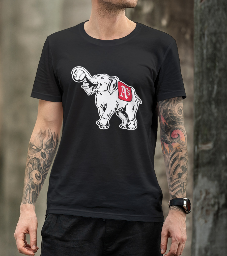 Philadelphia Athletics A's Elephant T-Shirt