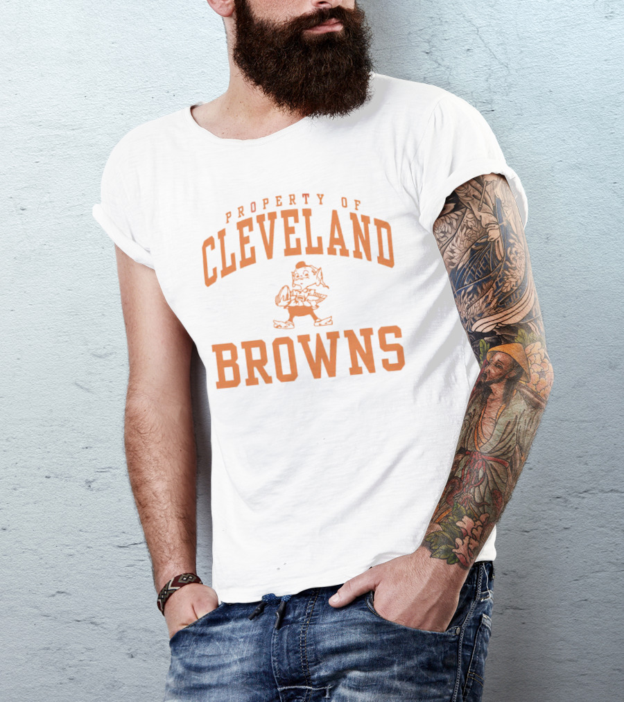 Property Of Cleveland Browns Football Mascot Classic T-Shirt