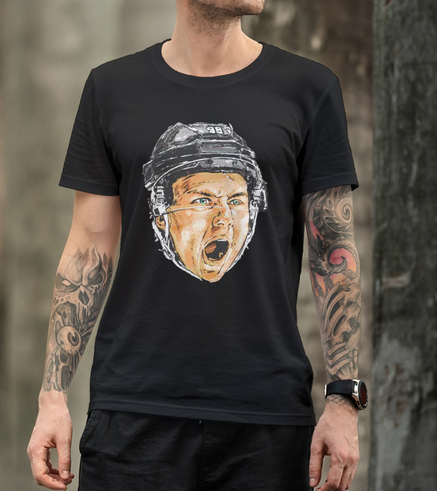 Connor Bedard Chicago Scream Hockey Helmet Sports Icon 98 T-Shirt