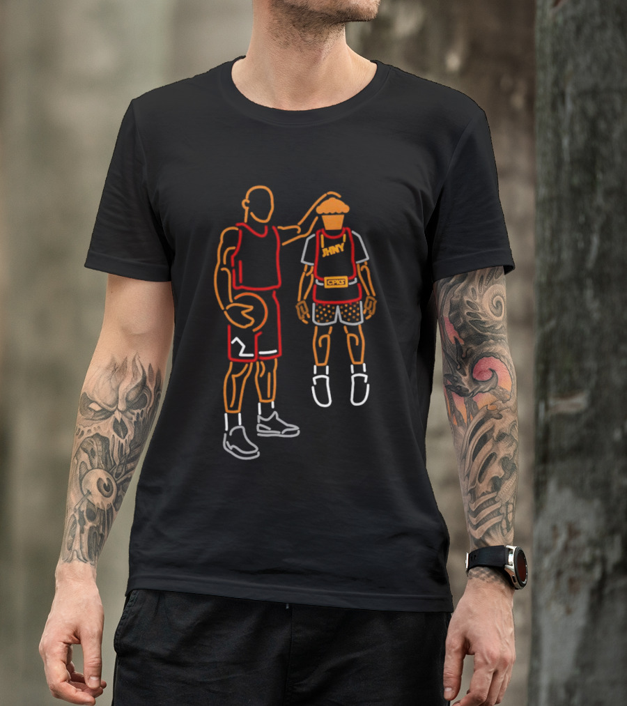 Air Johnny Mars Basketball Legend Neon T-Shirt