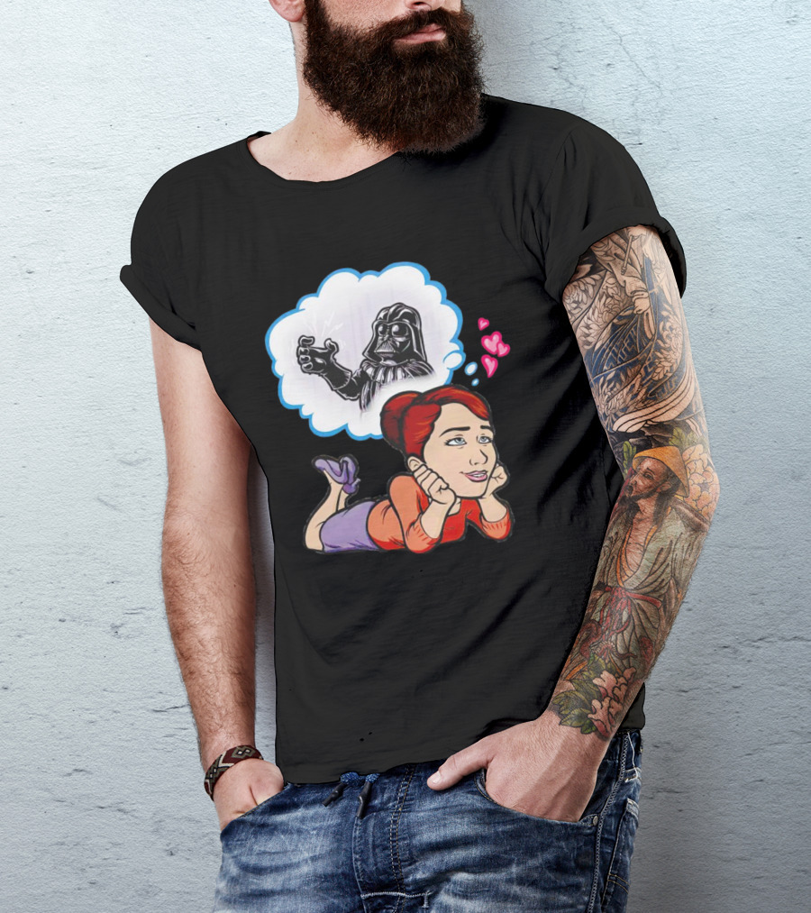 Darth Vader Use The Force Please Dreaming Hearts T-Shirt