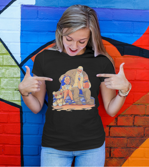 Family Lunch With Roger Bridget And Goldlewis Sitting Together T-Shirt