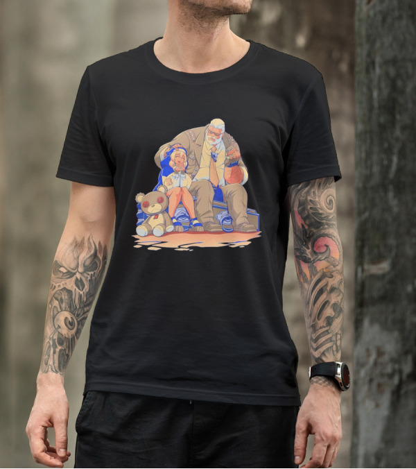 Family Lunch With Roger Bridget And Goldlewis Sitting Together T-Shirt