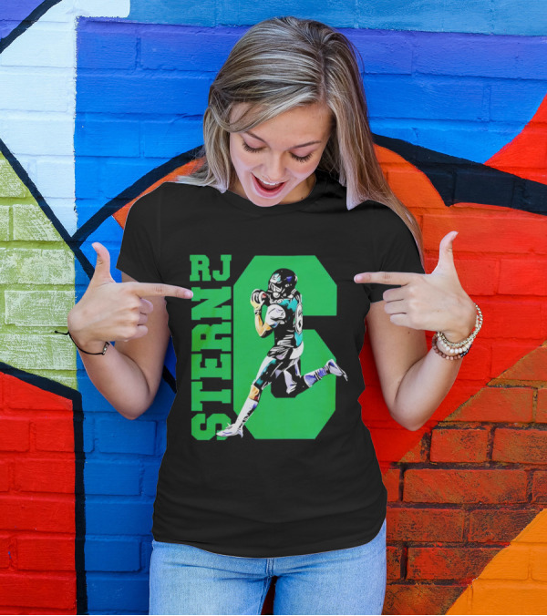 RJ Stern Football Gameday Action Player Number 6 T-Shirt
