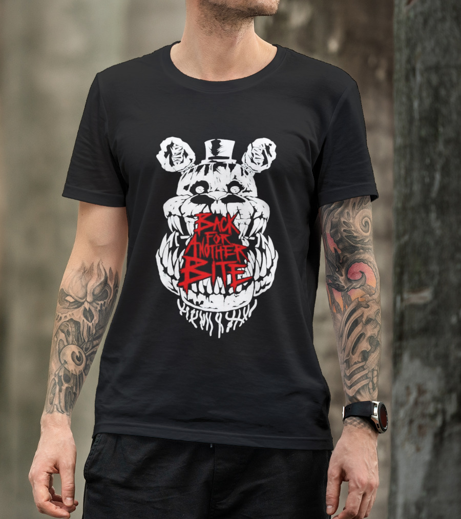 Back For Another Bite Creepy Bear Face T-Shirt