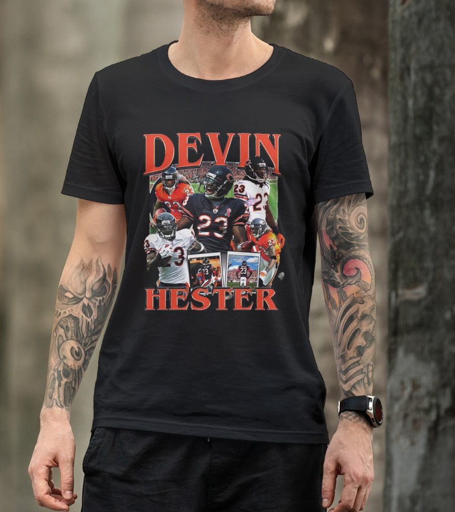 Devin Hester Chicago Bears Football 23 NFL Legend T-Shirt