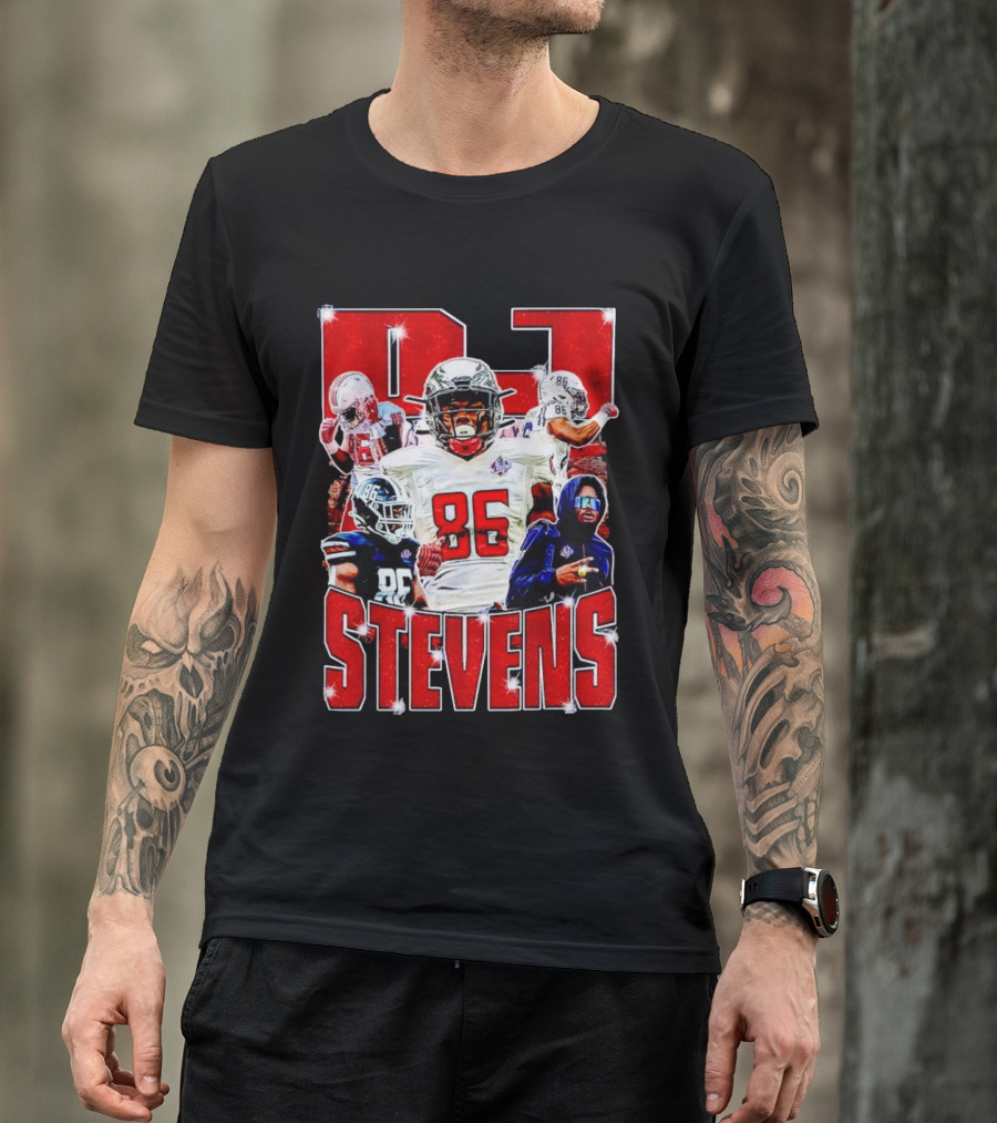 DJ Stevens 86 Football Vintage Jackson State Tigers T-Shirt