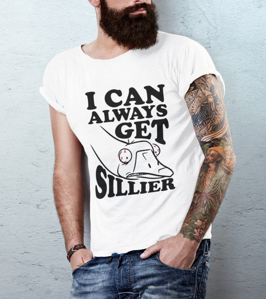 I Can Always Get Sillier Silly Frog With Red Eyes T-Shirt