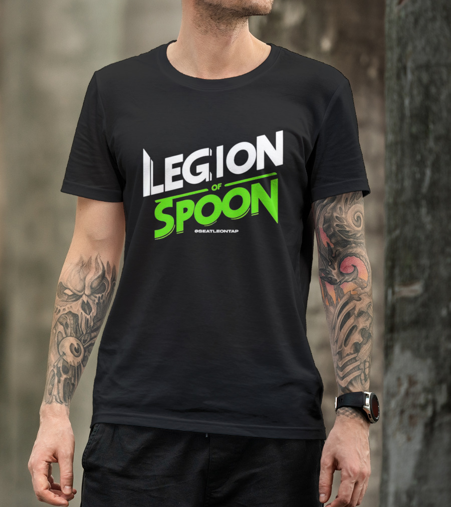 Legion Of Spoon Seattle On Tap Football T-Shirt