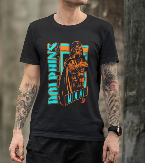 Miami Dolphins Darth Vader Adventure T-Shirt