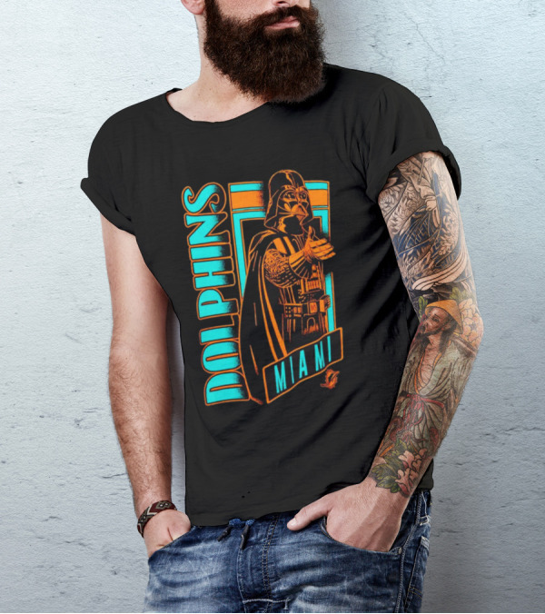 Miami Dolphins Darth Vader Adventure T-Shirt