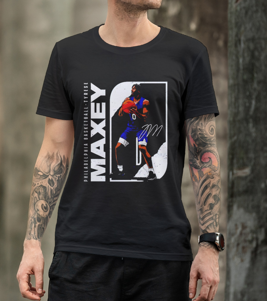 Philadelphia Basketball Tyrese Maxey T-Shirt