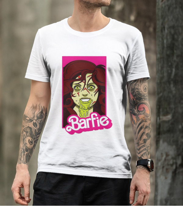 Barfie Ladies Barbie Halloween Zombie T-Shirt