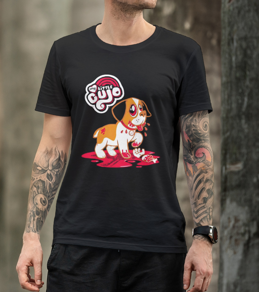 My Little Cujo Dog With Blood And Bones T-Shirt