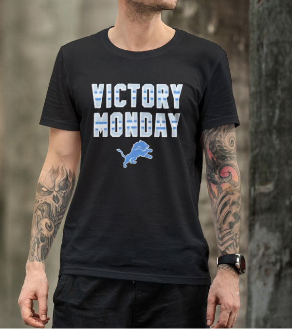 Victory Monday Detroit Lions Football Fan T-Shirt