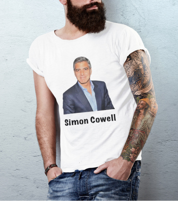 George Clooney Simon Cowell T-Shirt