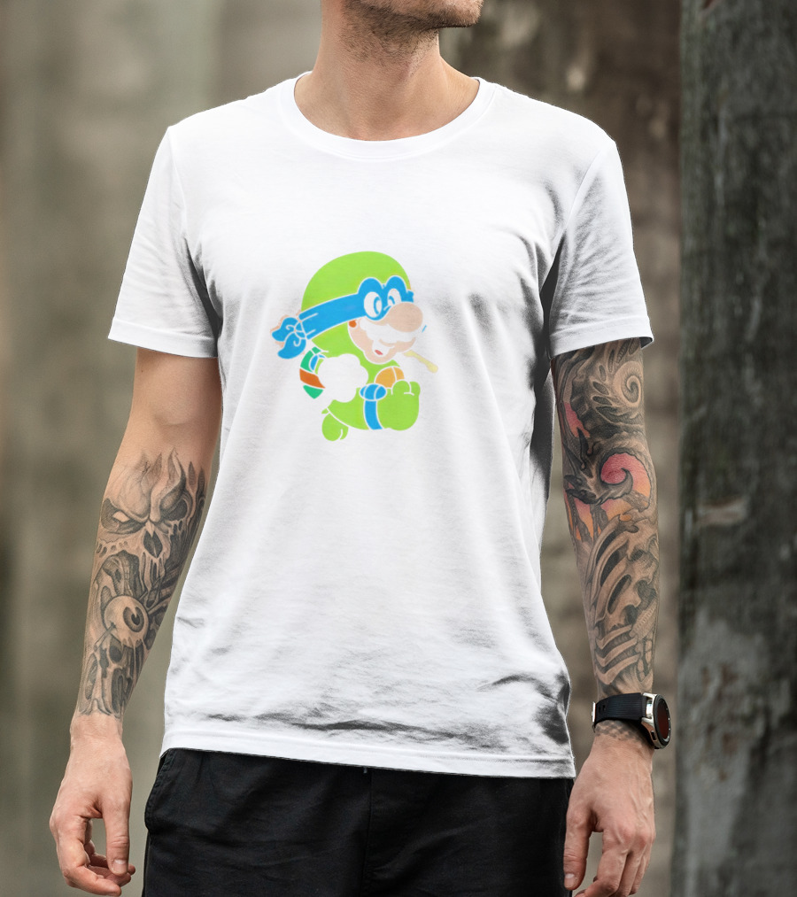 Super Mario Leo Bro Ninja Character T-Shirt
