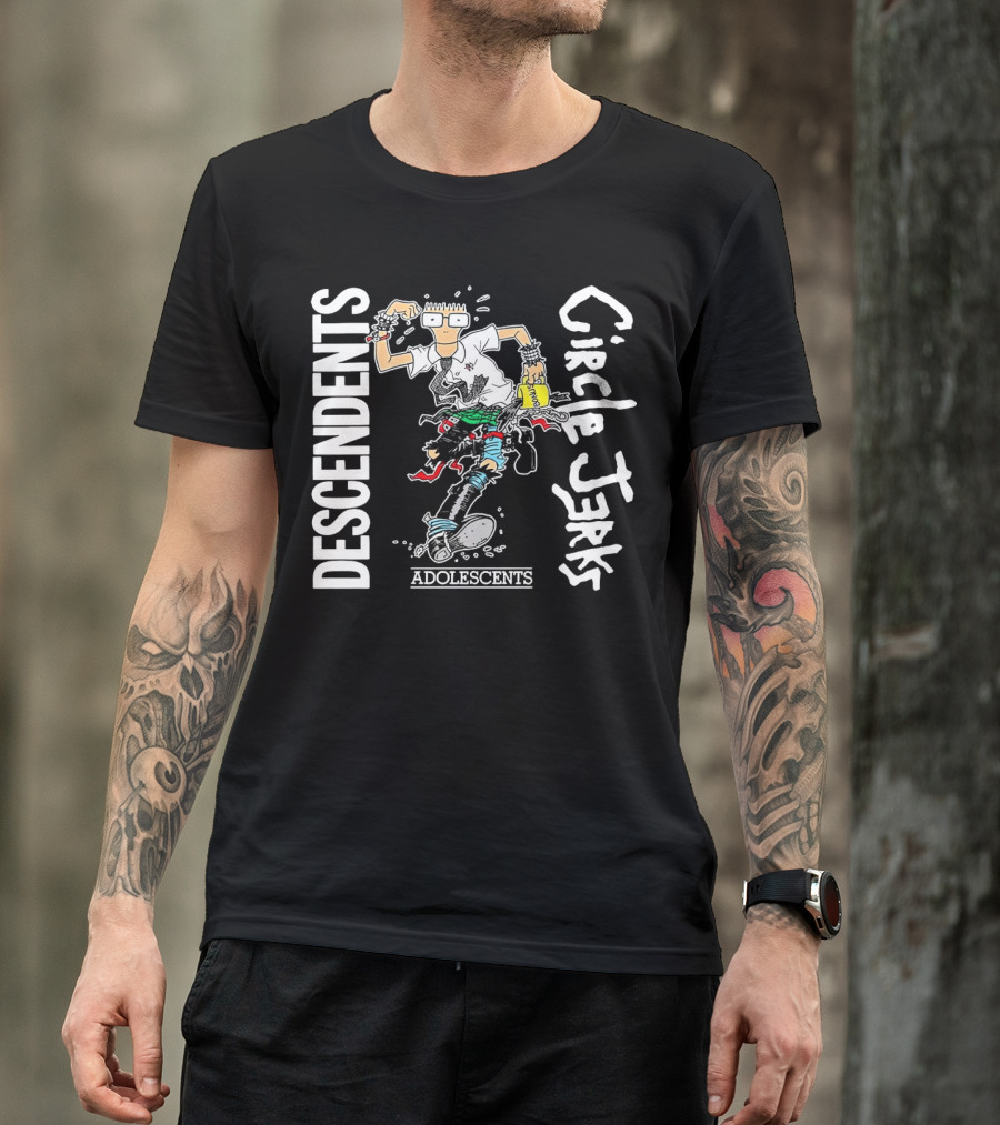 Descendents Circle Jerks Adolescents Tour T-Shirt