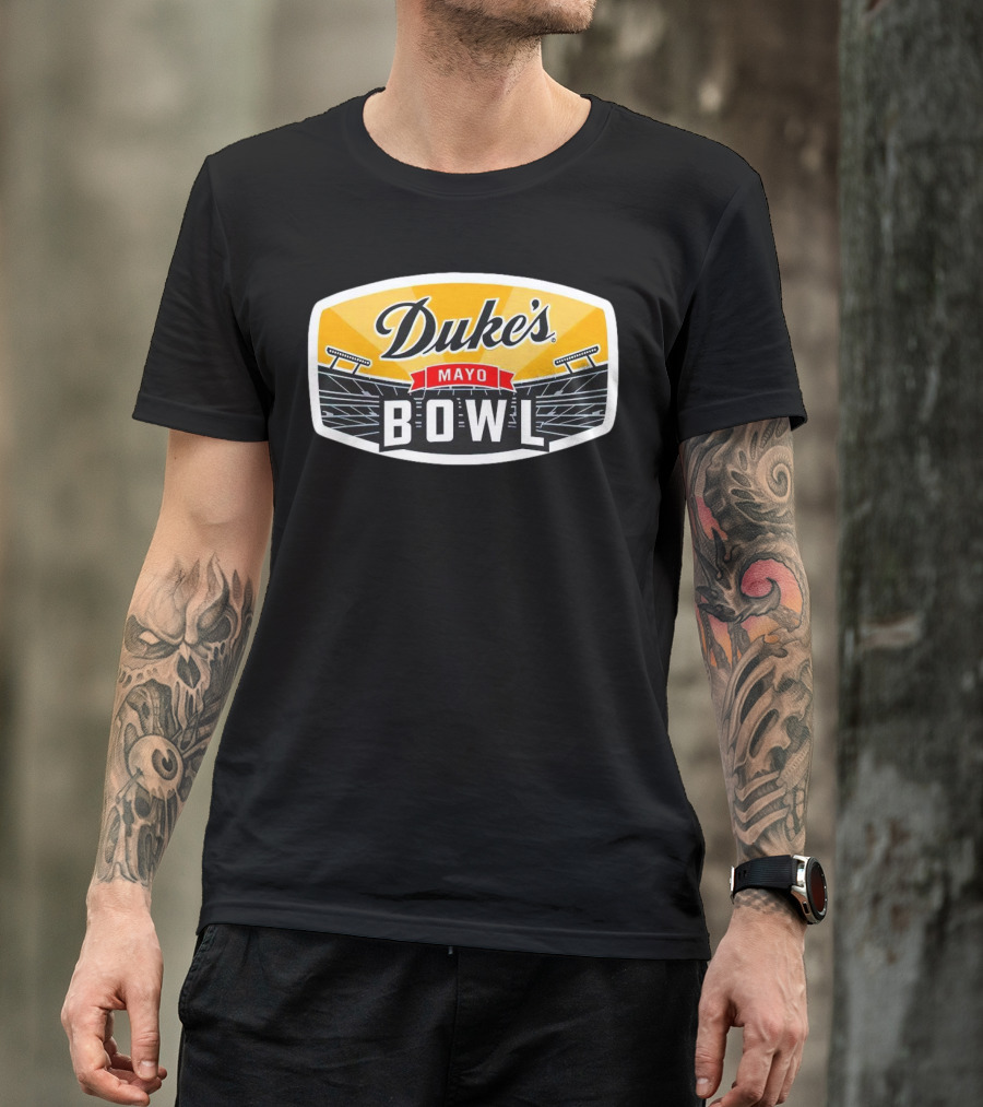 Duke’s Mayo Bowl Stadium Branding Football Event Merchandise T-Shirt