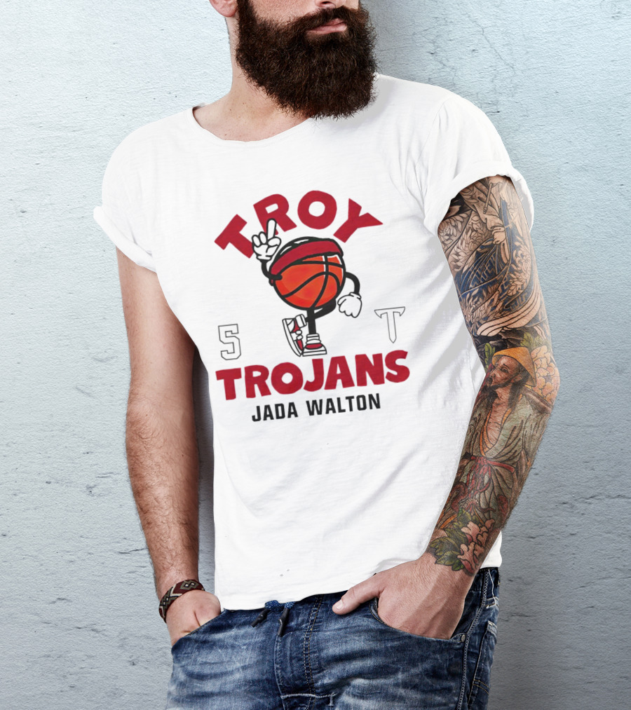 Troy Trojans Basketball Jada Walton NCAA Women's Basketball T-Shirt