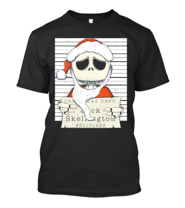 Christmas Dept Jack Skellington Santa #31101993 T-Shirt