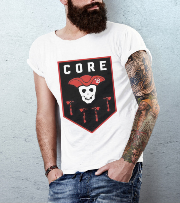 CORE Pirate Skull 18 Emblem T-Shirt