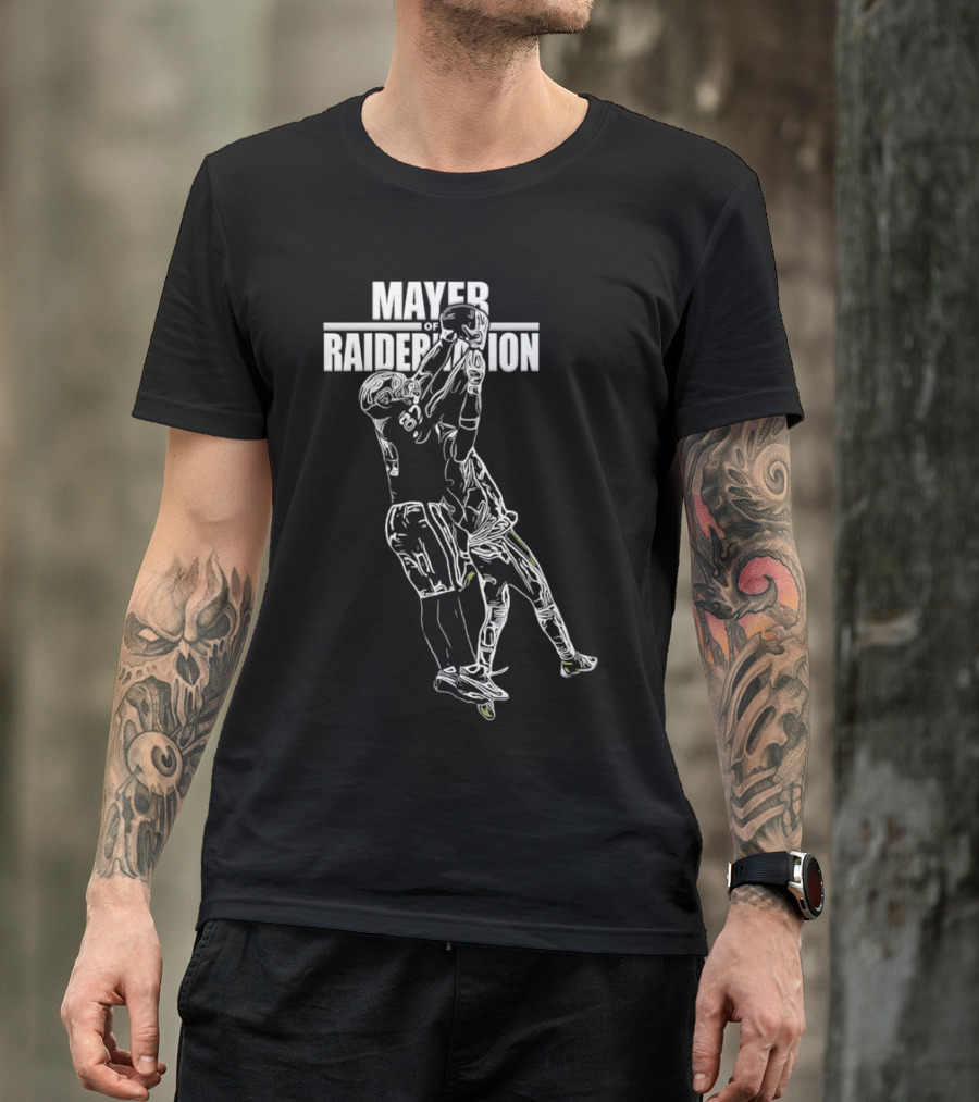 Mayer Of Raidernation Football Action T-Shirt