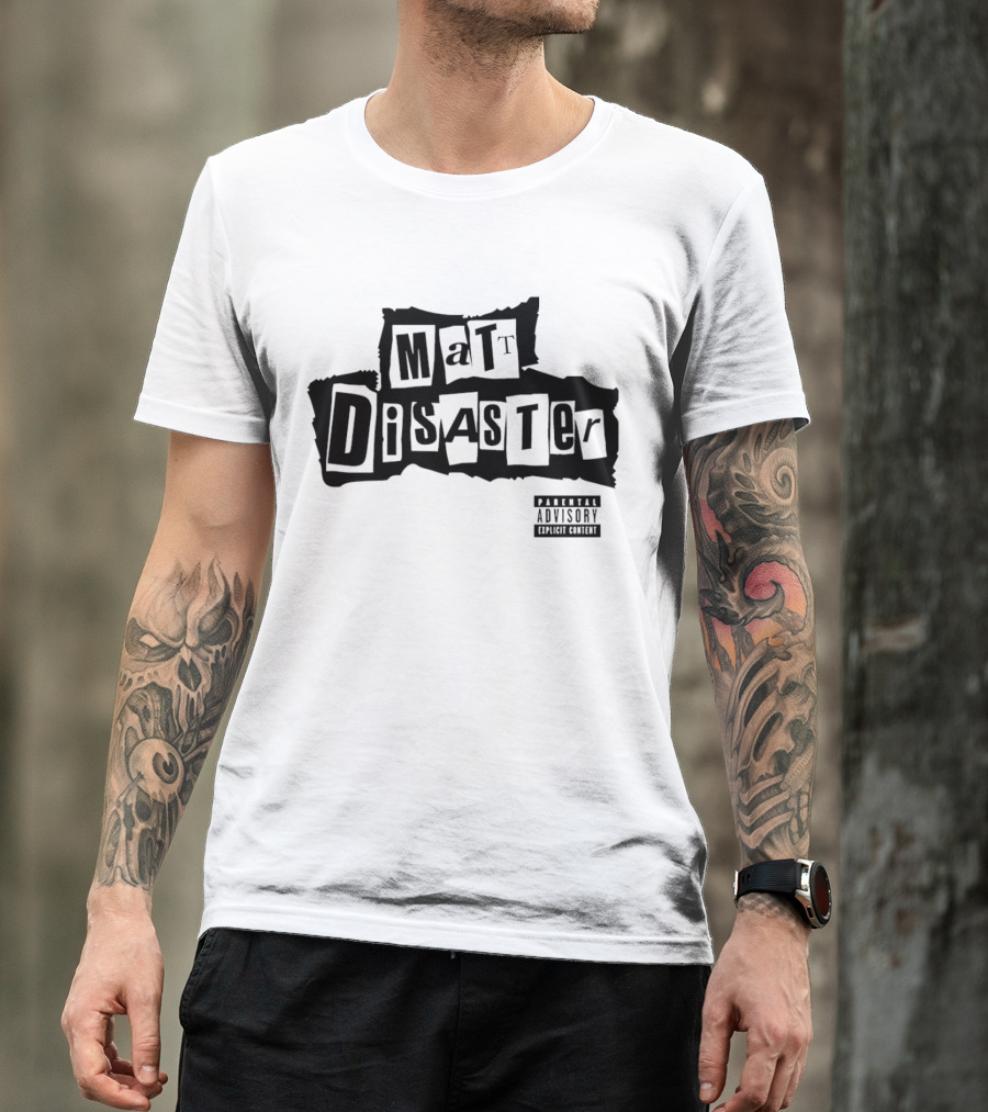 Matt Disaster Explicit Content Mr. Pink T-Shirt