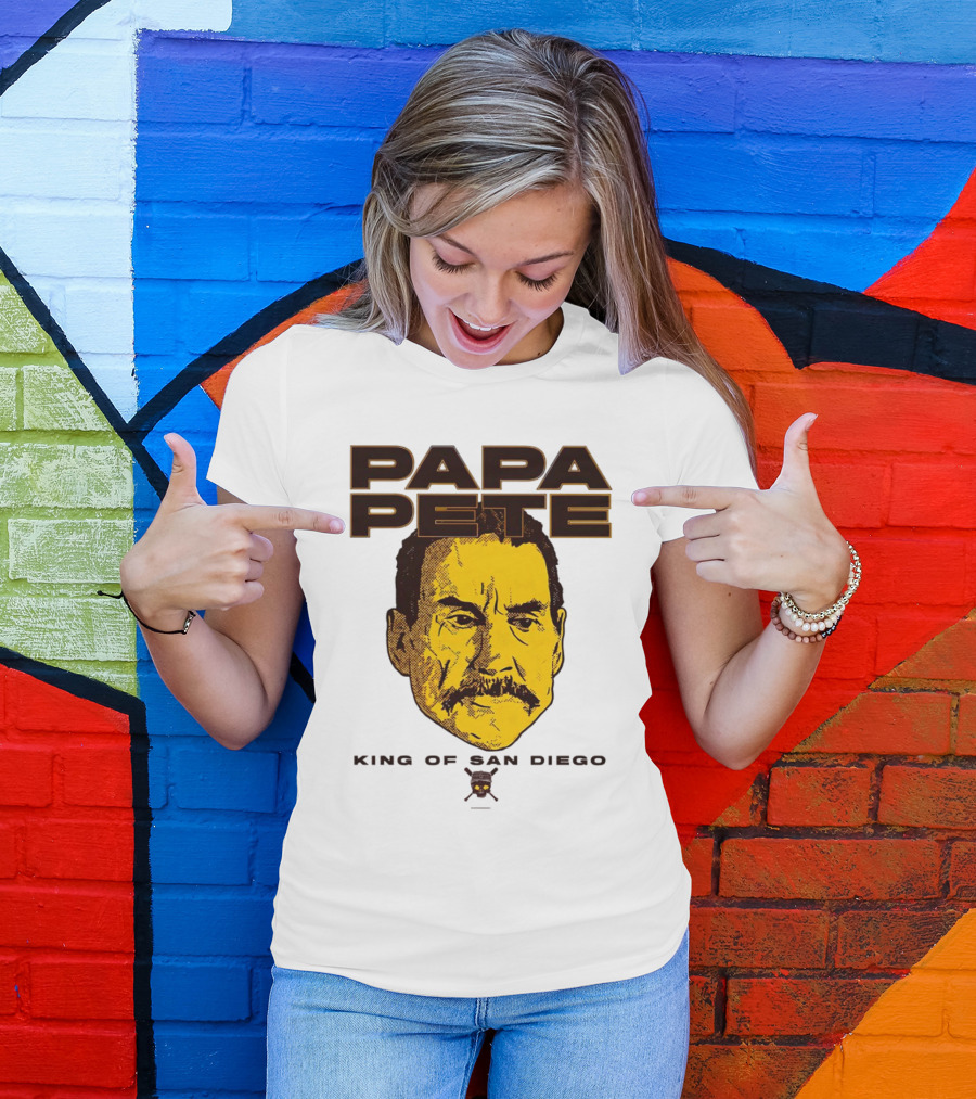 Papa Pete King Of San Diego Iconic Yellow T-Shirt