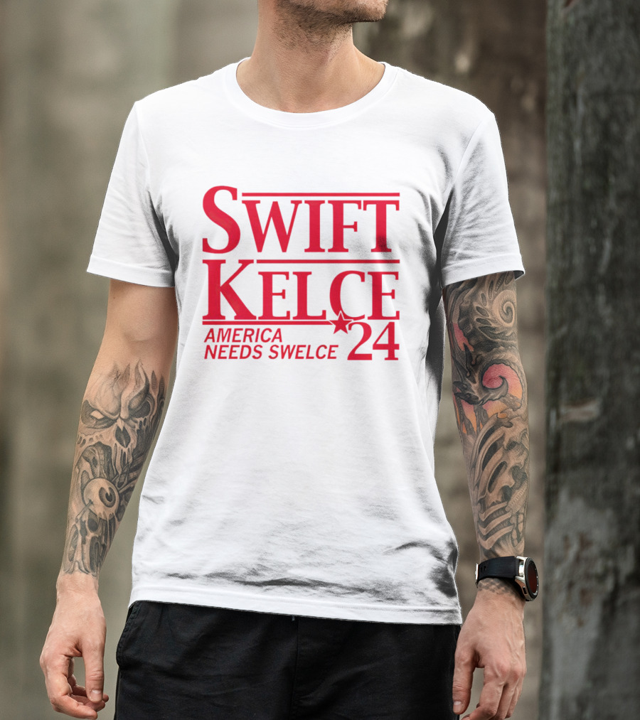 Swift Kelce 2024 America Needs Swelce T-Shirt