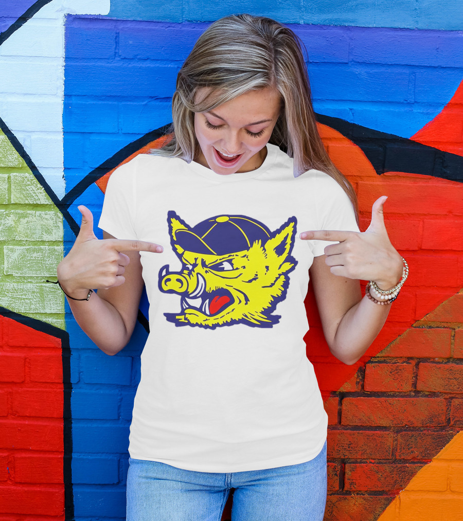 Vamos Javelinas Texas Football Fierce Yellow Mascot T-Shirt