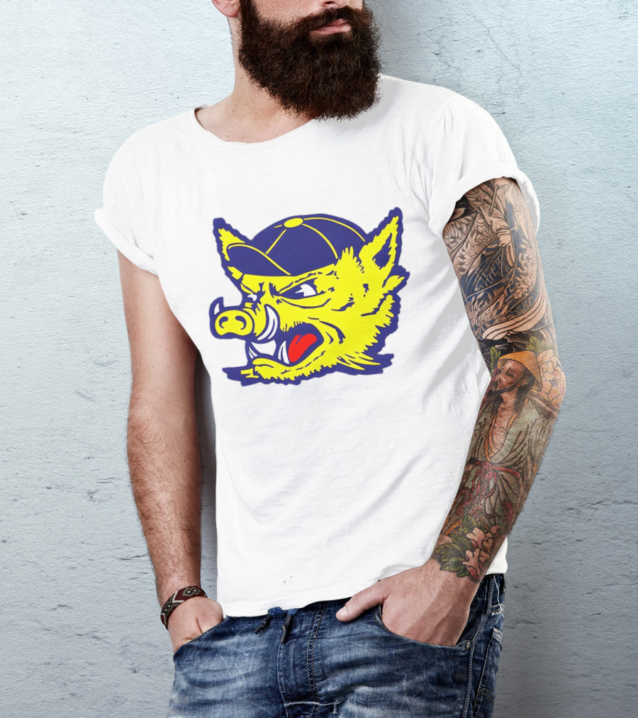 Vamos Javelinas Texas Football Fierce Yellow Mascot T-Shirt