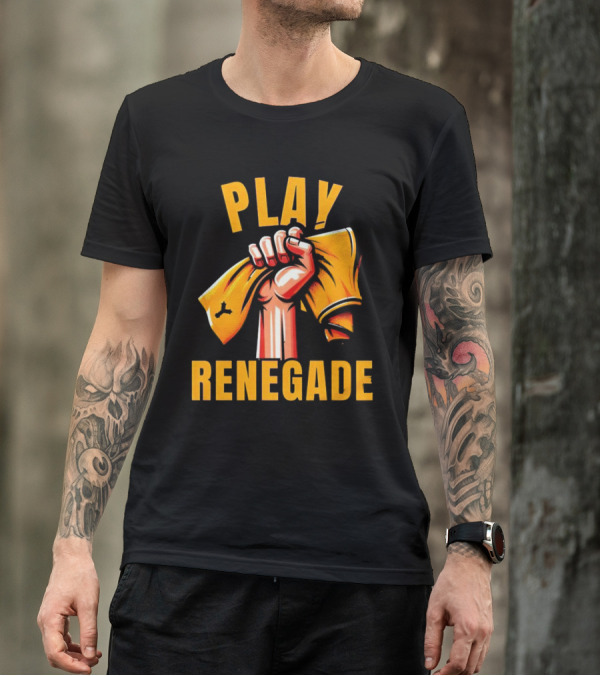 Play Renegade Hand Holding Yellow Towel T-Shirt