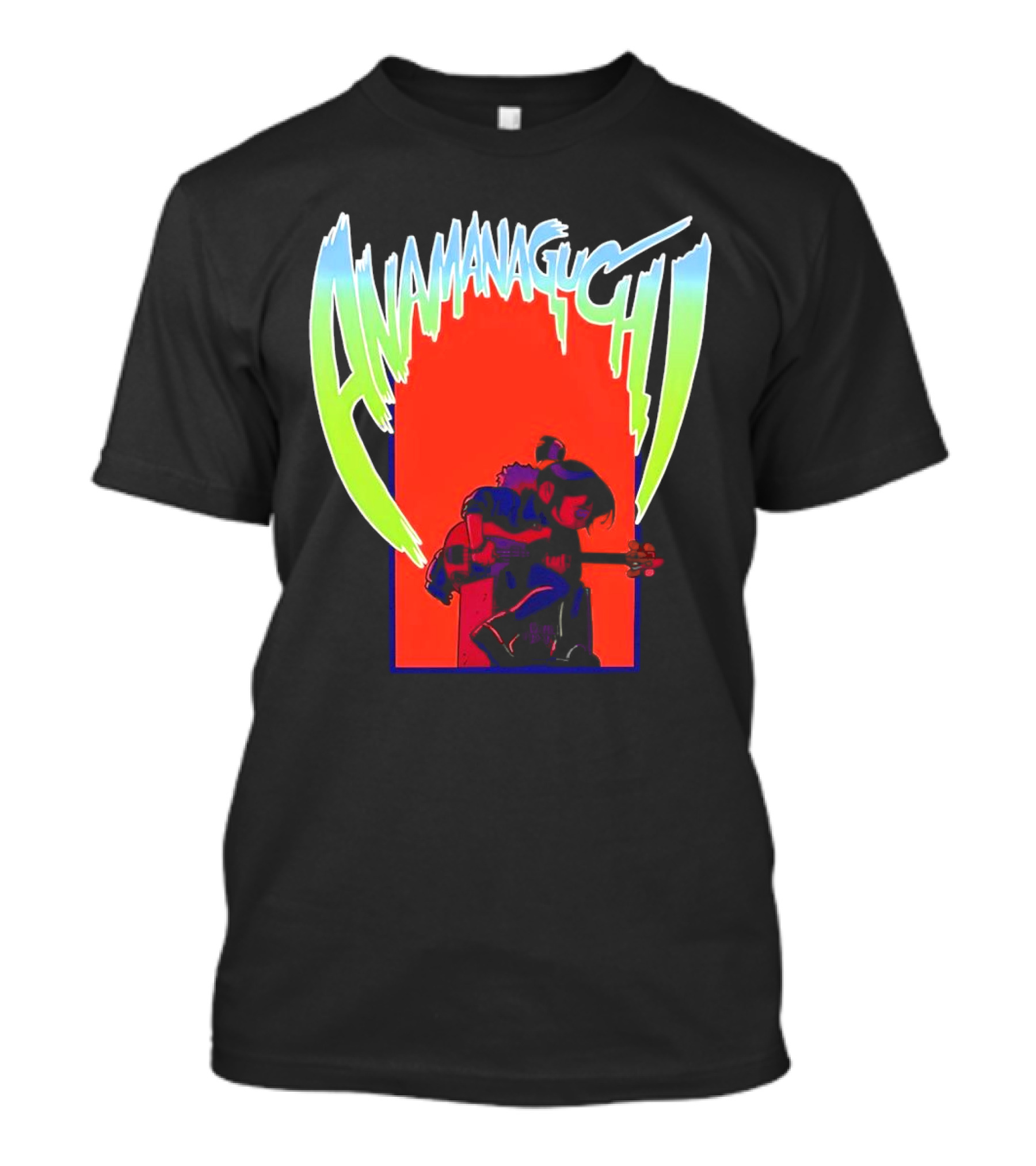 Anamanaguchi Scott Pilgrim Vs The World Guitar Character T-Shirt