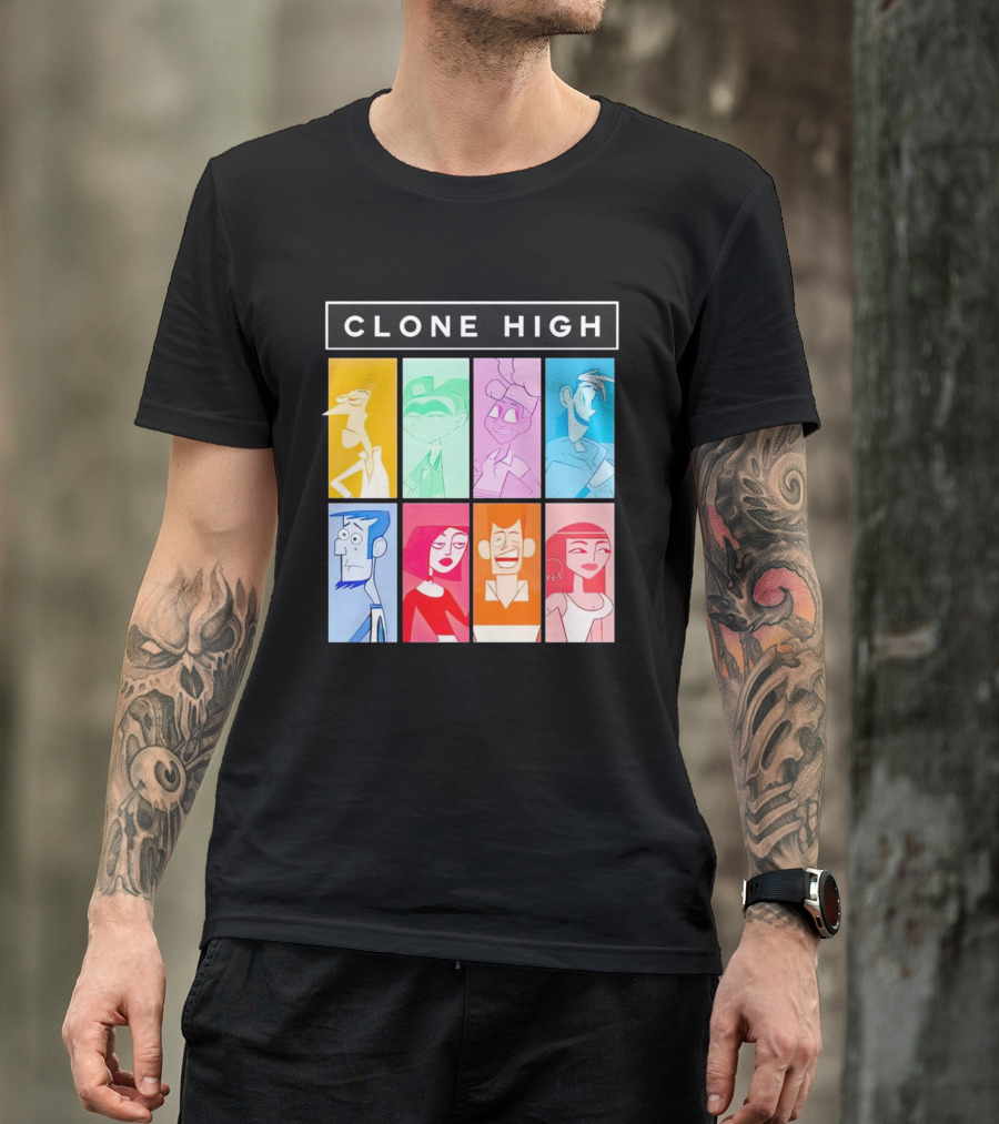 Clone High Characters Color Block Tara Billinger T-Shirt