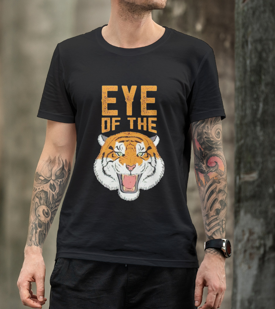 Eye Of The Tiger Fierce Roaring Tiger Face T-Shirt