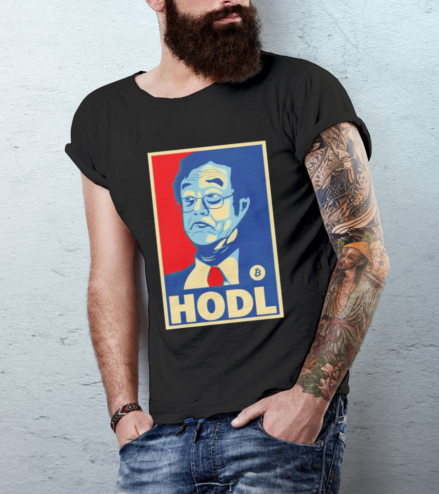 Satoshi Hodl Bitcoin Hope Poster Icon T-Shirt