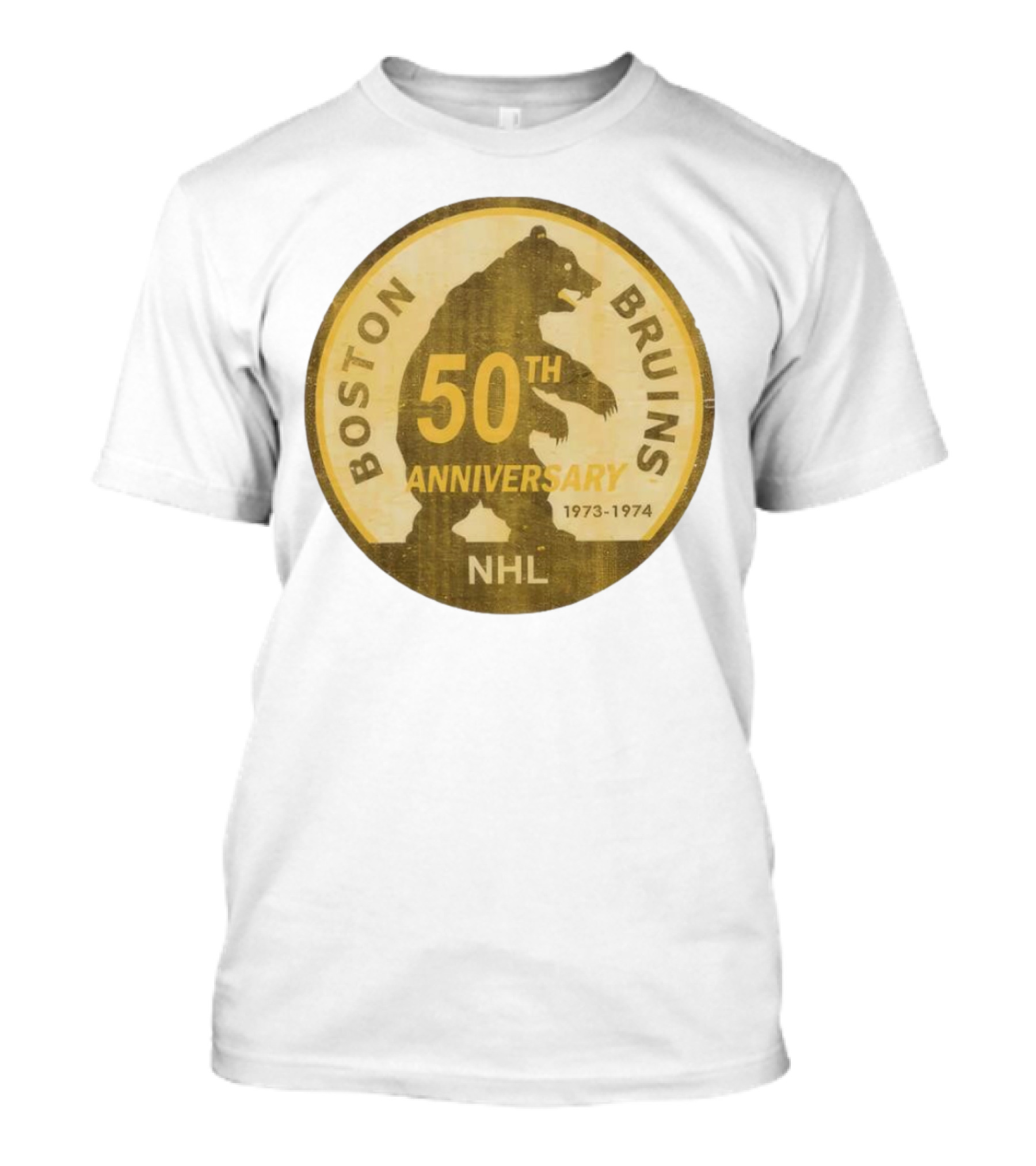 Boston Bruins 50th Anniversary NHL 1973-1974 T-Shirt