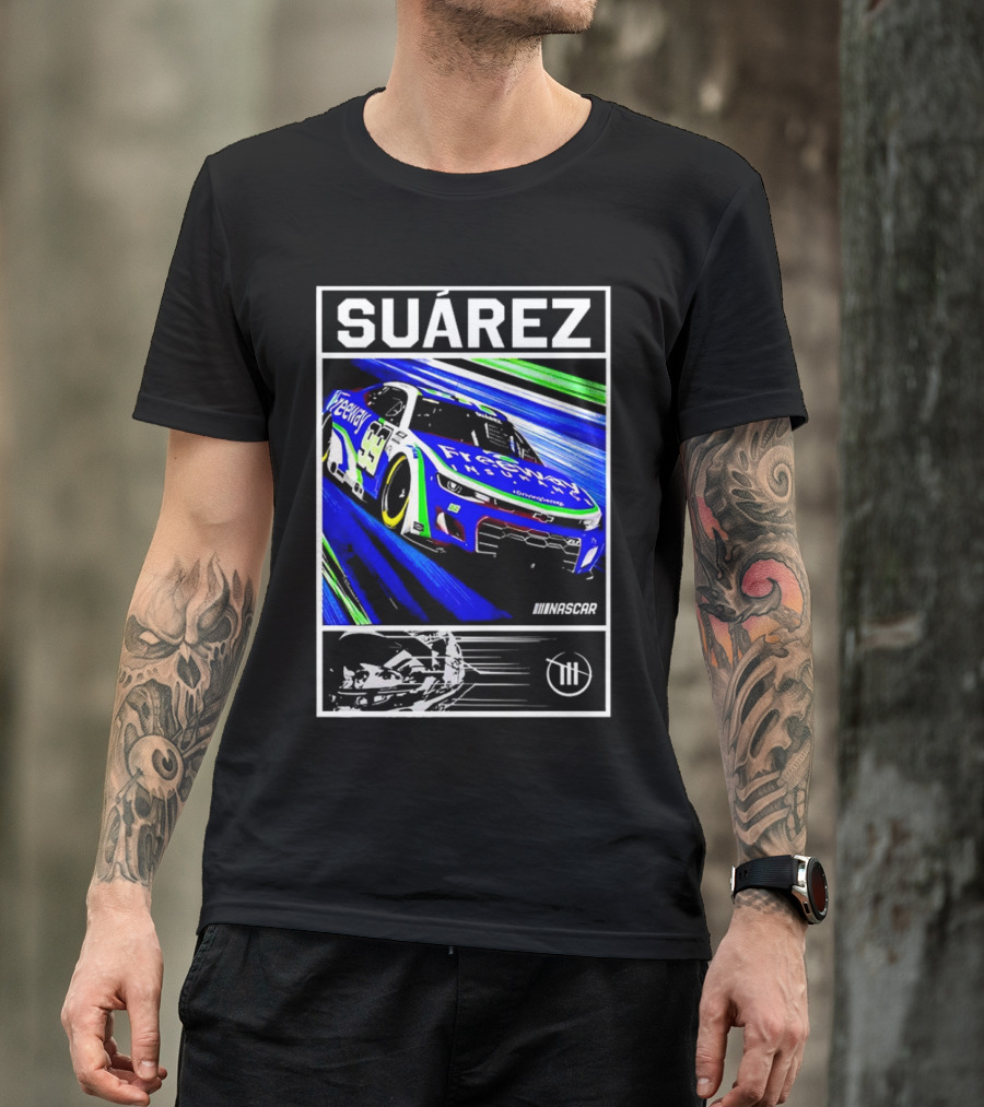 Suárez NASCAR Track Freeway Insurance 99 Racing Car T-Shirt
