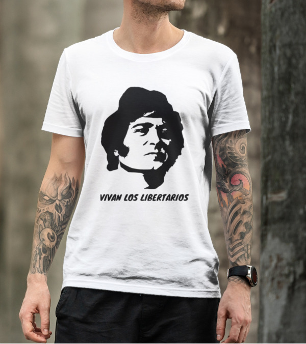 Javier Milei Vivan Los Libertarios Argentina Libertarian Movement T-Shirt