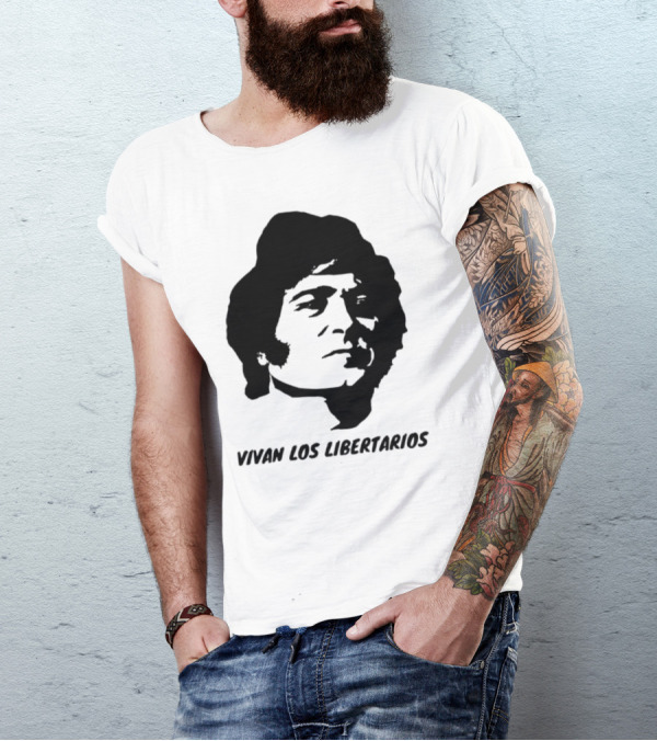 Javier Milei Vivan Los Libertarios Argentina Libertarian Movement T-Shirt