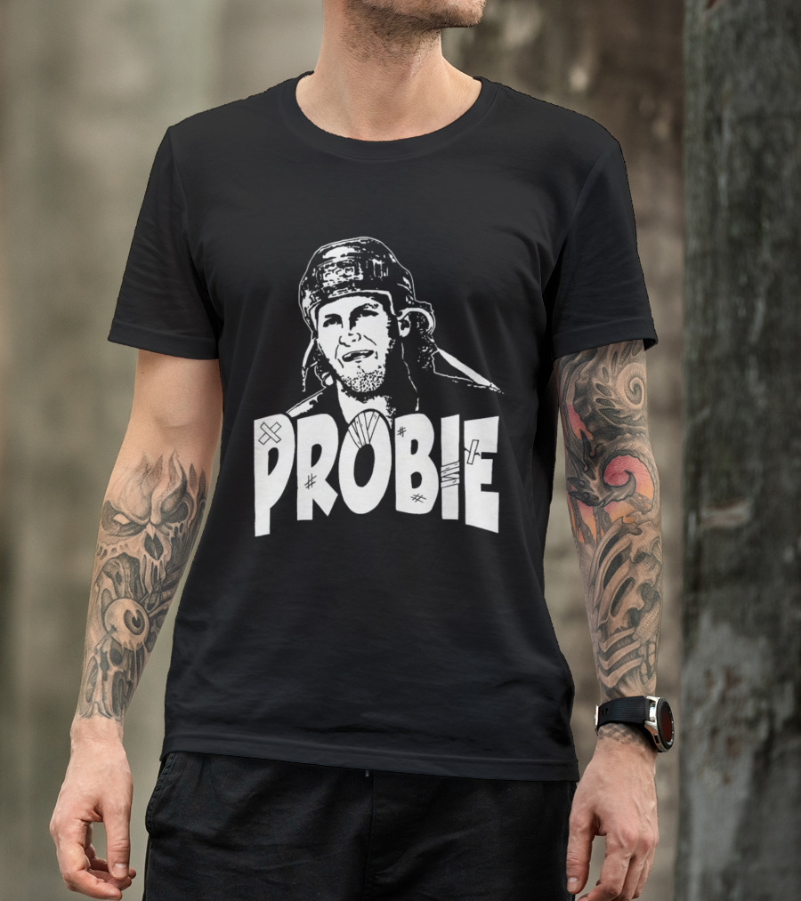Bob Probert Probie Hockey T-Shirt
