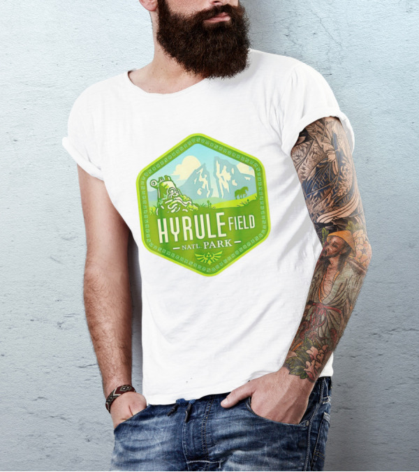 Hiking Wanderlust Hyrule Field National Park T-Shirt