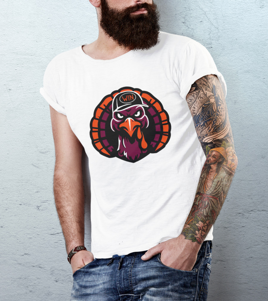Virginia Tech Hokies Turkey WIN Hat T-Shirt