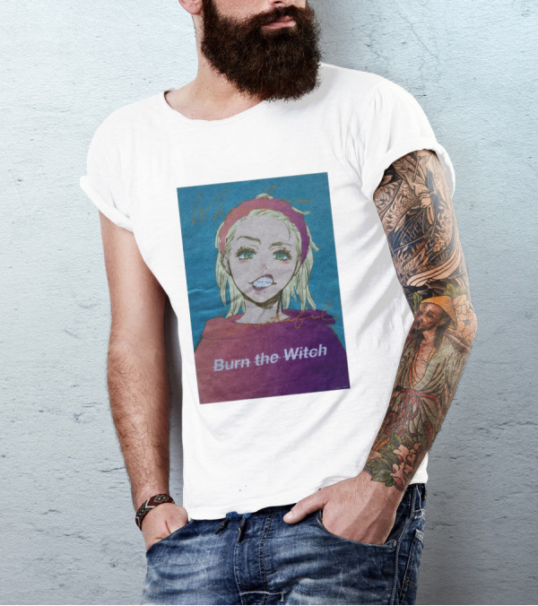 Burn The Witch Anime Manga Character Smiling T-Shirt