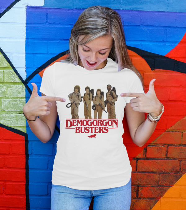 Cleveland Browns Stranger Things Demogorgon Busters Ghostbusters T-Shirt